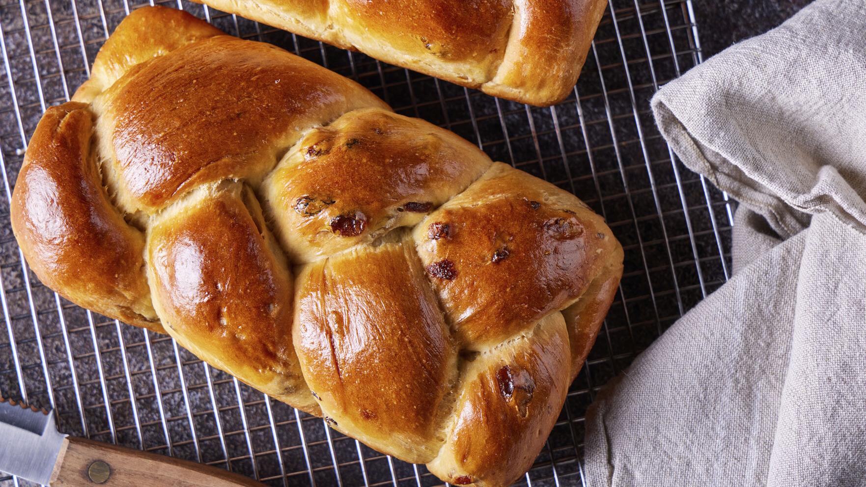 A water roux keeps challah tender and fluffy